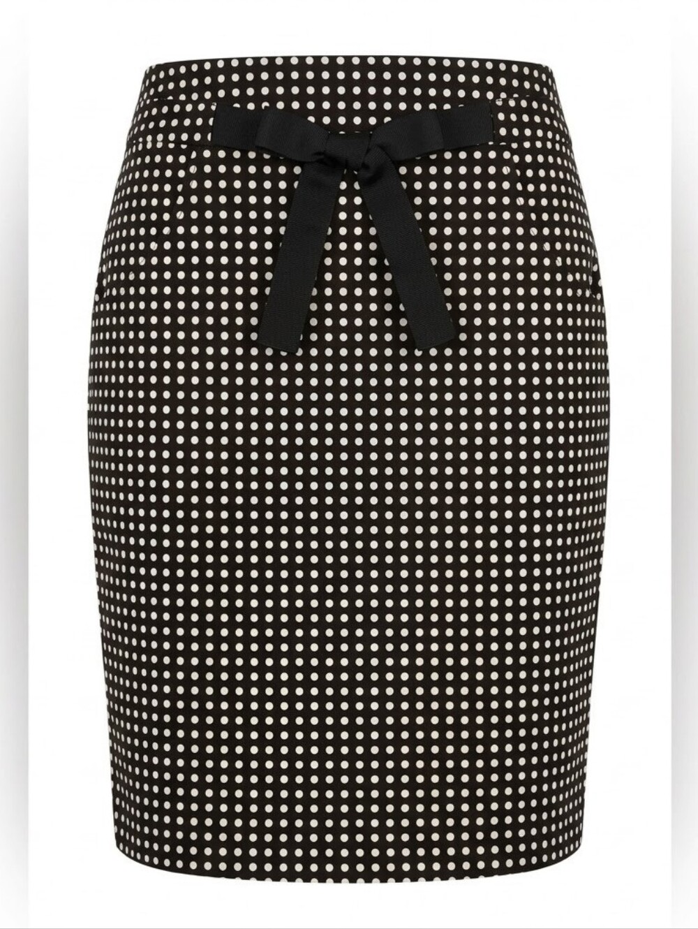 The Limited Brown and White Dotted Pencil Skirt Size 4